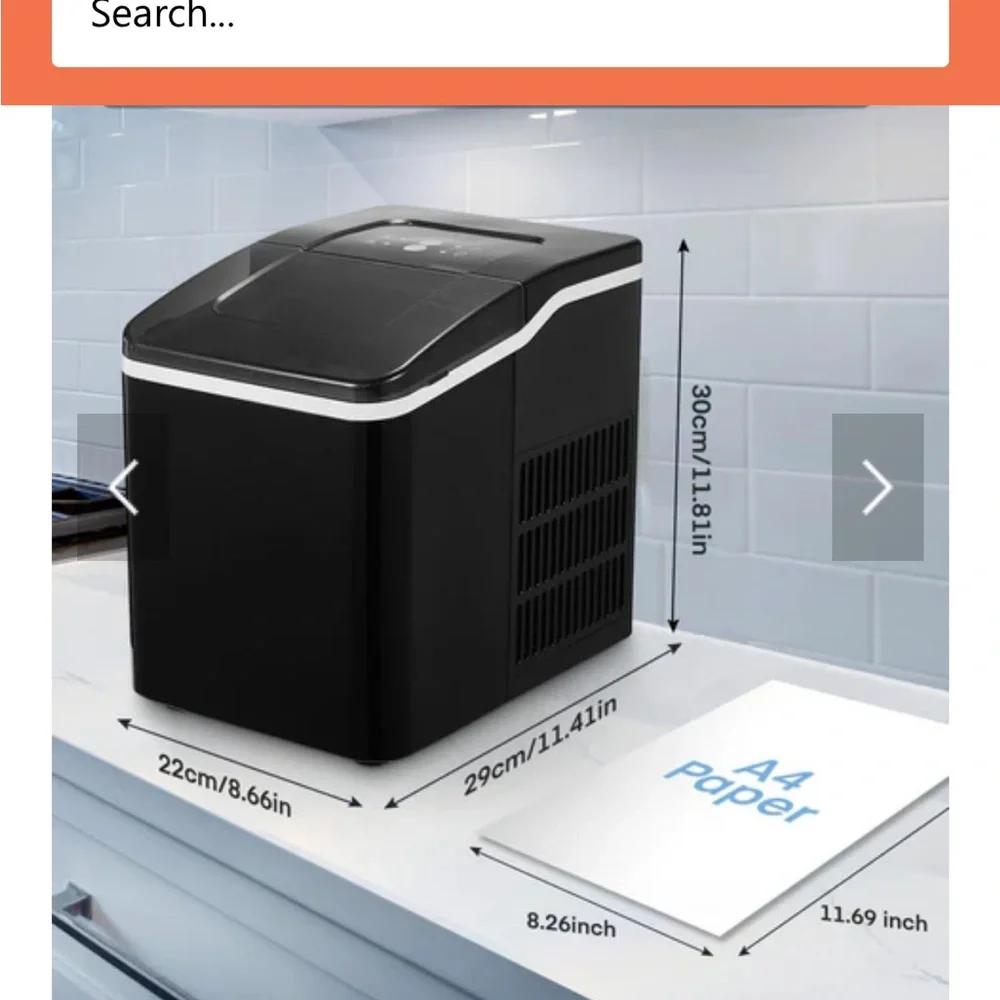 Countertop Ice Maker with LED Display - Picture 3 of 4